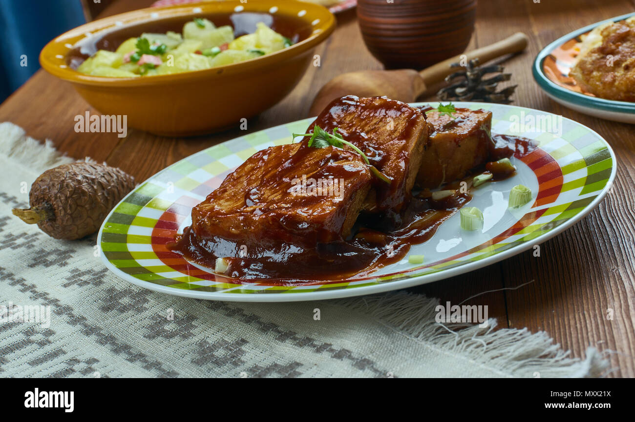German cuisine , Sauerbraten, Traditional German Slow Cooker Pot Roast