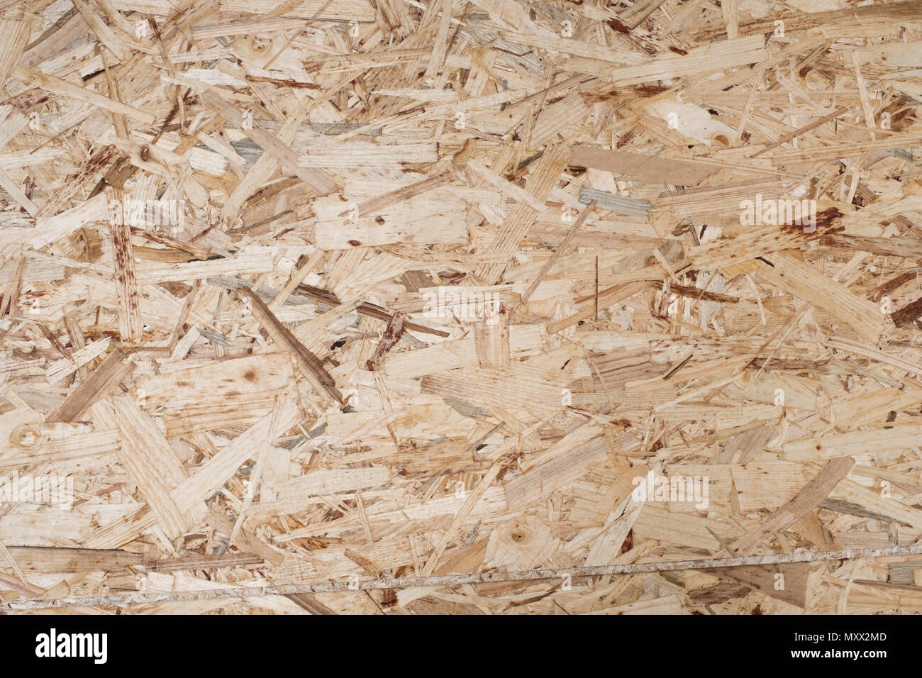 plywood texture, osb board closeup construction background Stock