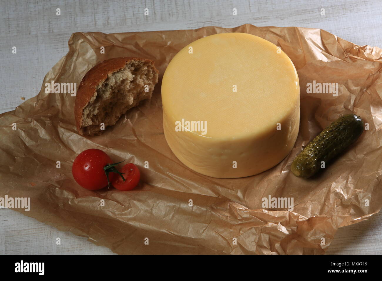 Different types of cheese slices Stock Photo Alamy