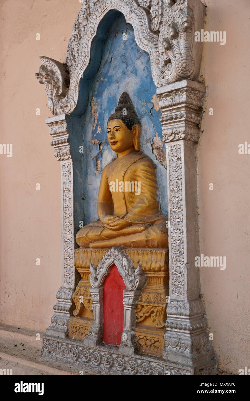 Saravoan Techo Pagoda, Phnom Penh, Cambodia Stock Photo