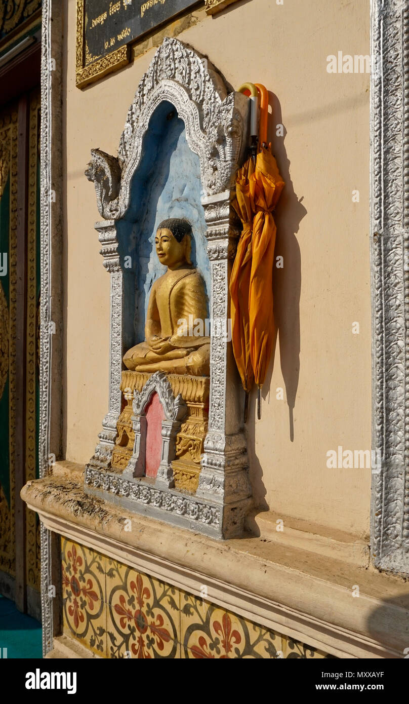 Saravoan Techo Pagoda, Phnom Penh, Cambodia Stock Photo