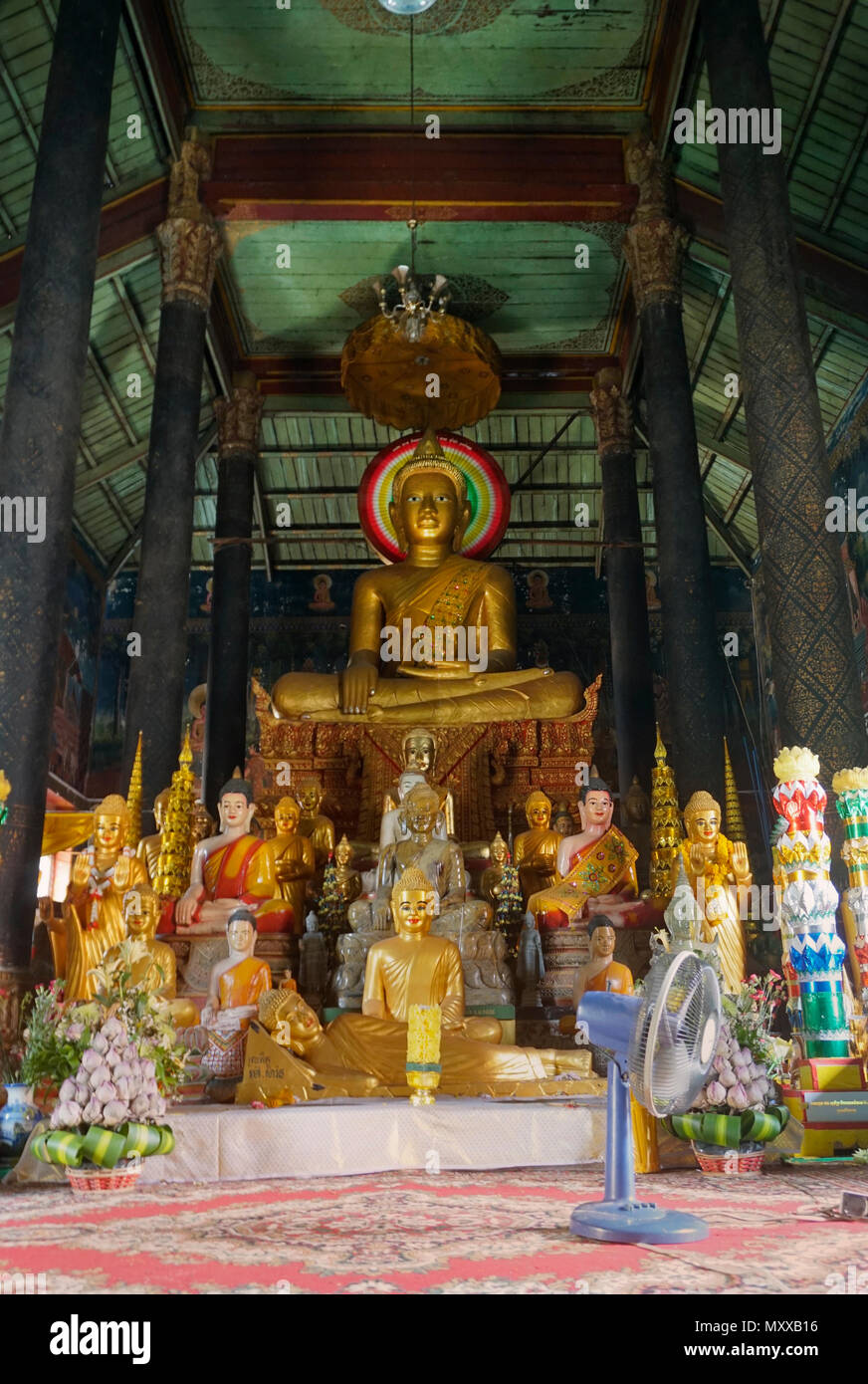 Saravoan Techo Pagoda, Phnom Penh, Cambodia Stock Photo