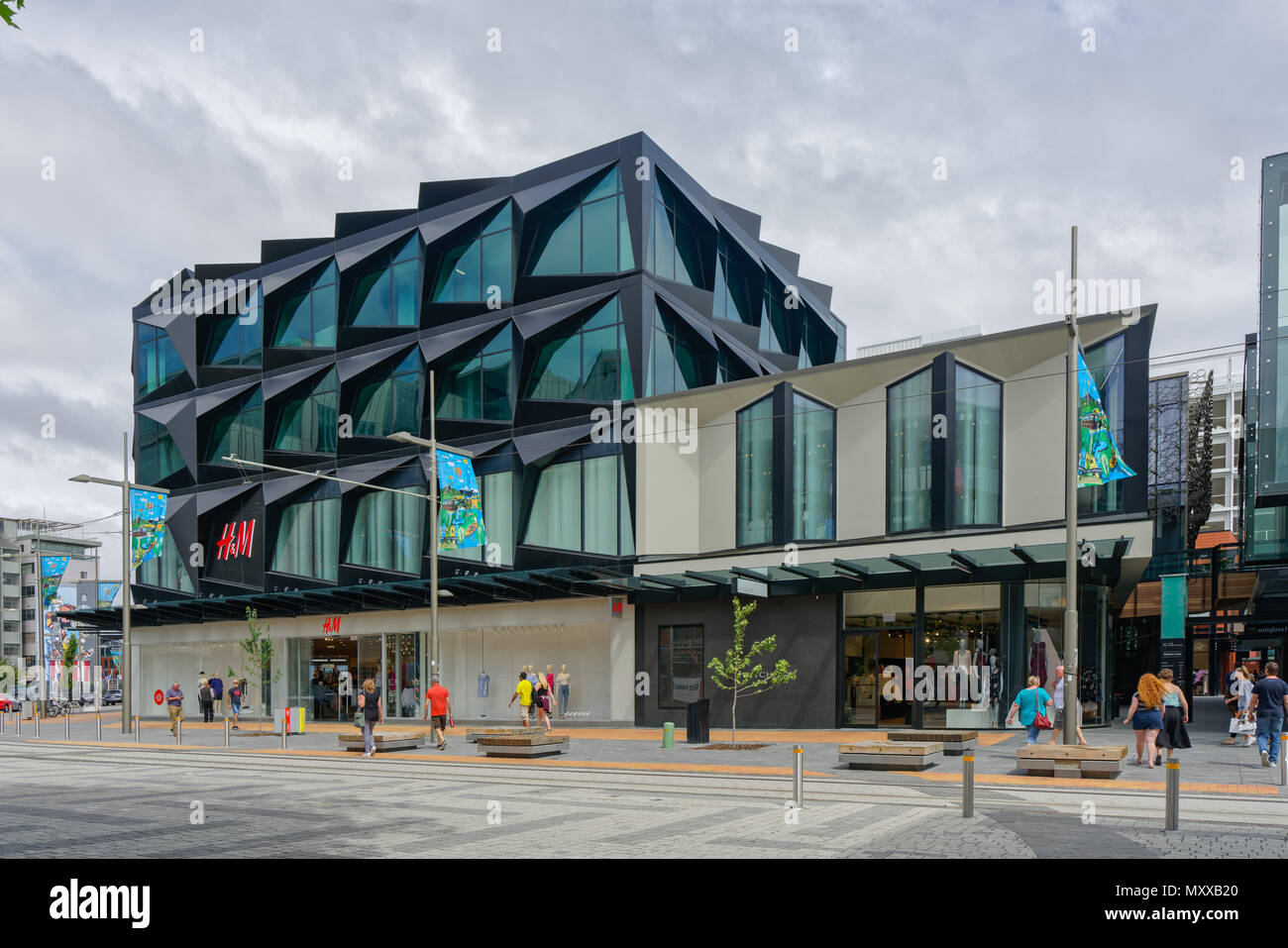 Beautifully designed H&M Shop in Christchurch, New Zealand Stock Photo -  Alamy