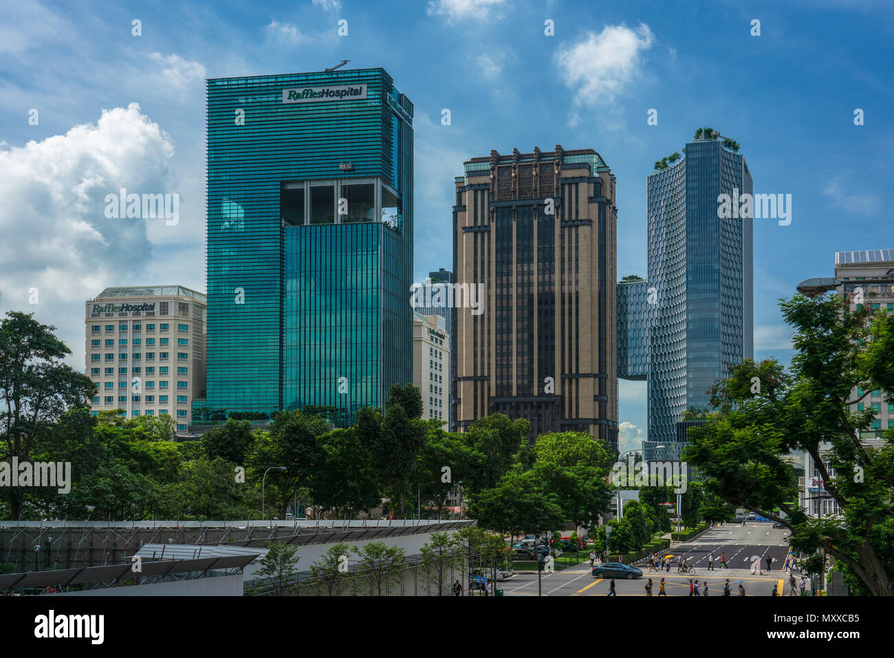 Raffles Hospital In Singapore Daytime Stock Photo Alamy