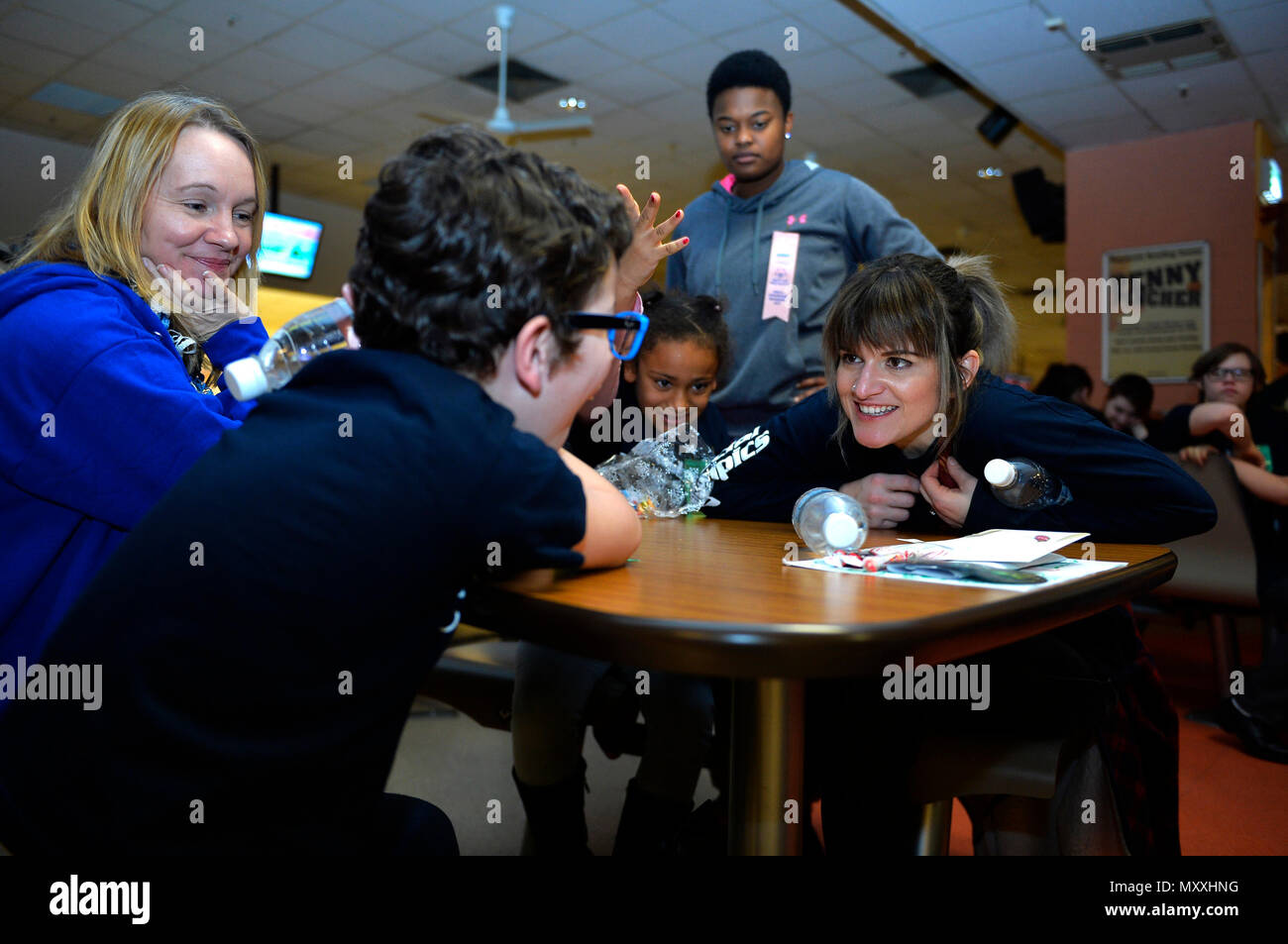 Activities for special needs children hires stock photography and