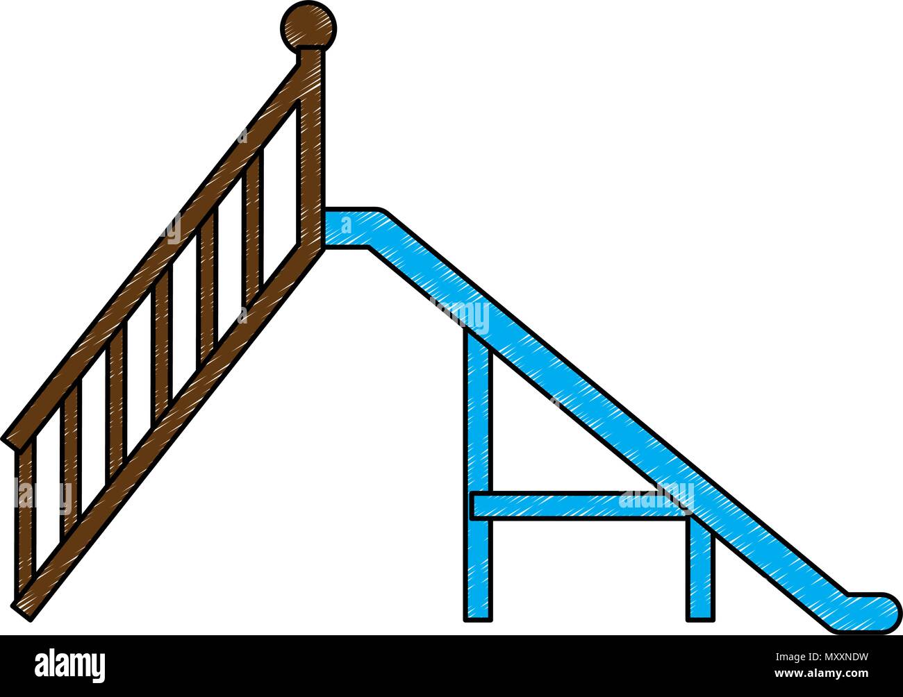 game playground slide icon vector illustration design Stock Vector ...