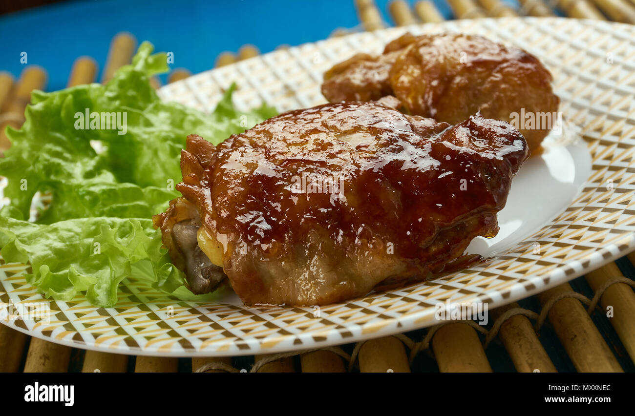 Cheerwine Barbeque BBQ Chicken , Texas South Chicken Stock Photo Alamy