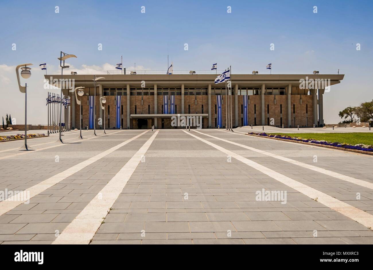 Jerusalem Israel June 10 2014 A Beautiful Stock Image Of The Knesset Israeli Parliament