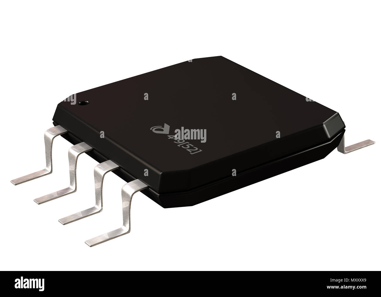 Integrated circuit or micro chip and 16 order pin circuit design Stock