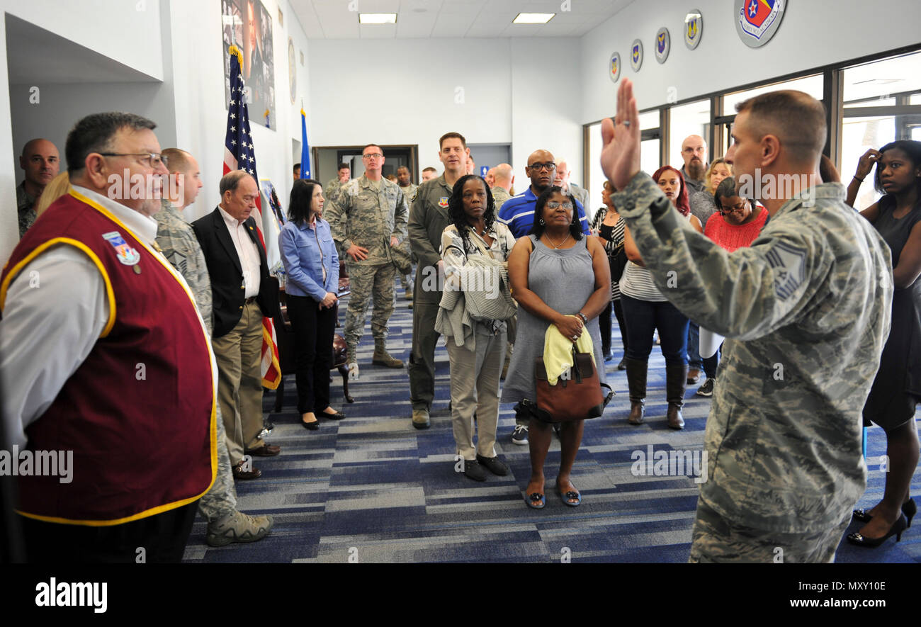 U.S. Air Force Senior Master Sgt. Robert Compton, Paul W. Airey NCO