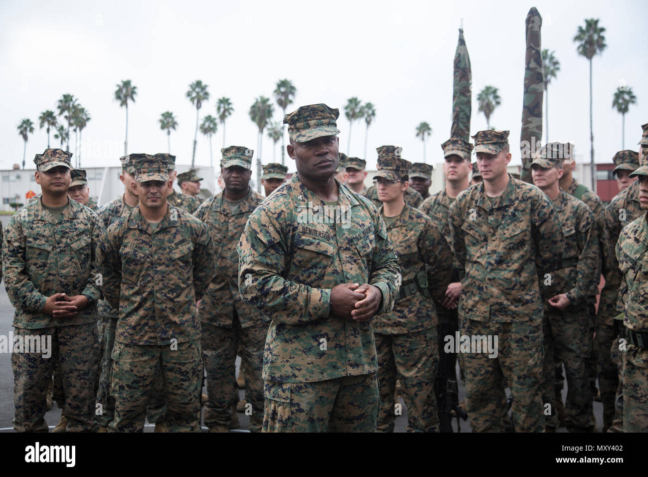 Col. Anthony Henderson, commanding officer 13th Marine Expeditionary