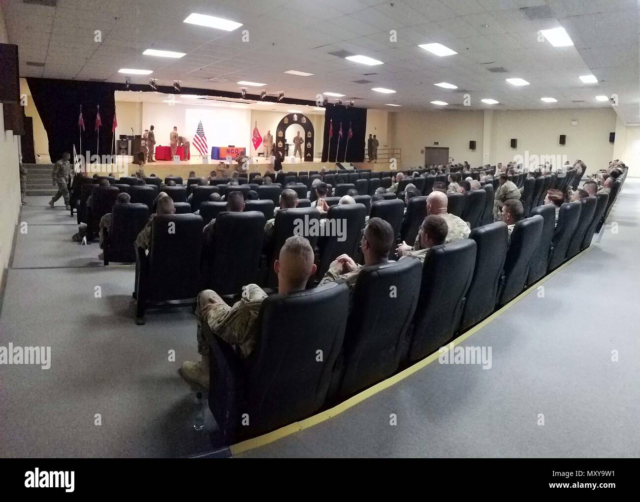 Approximately 106 Soldiers and wellwishers packed the Camp Arifjan