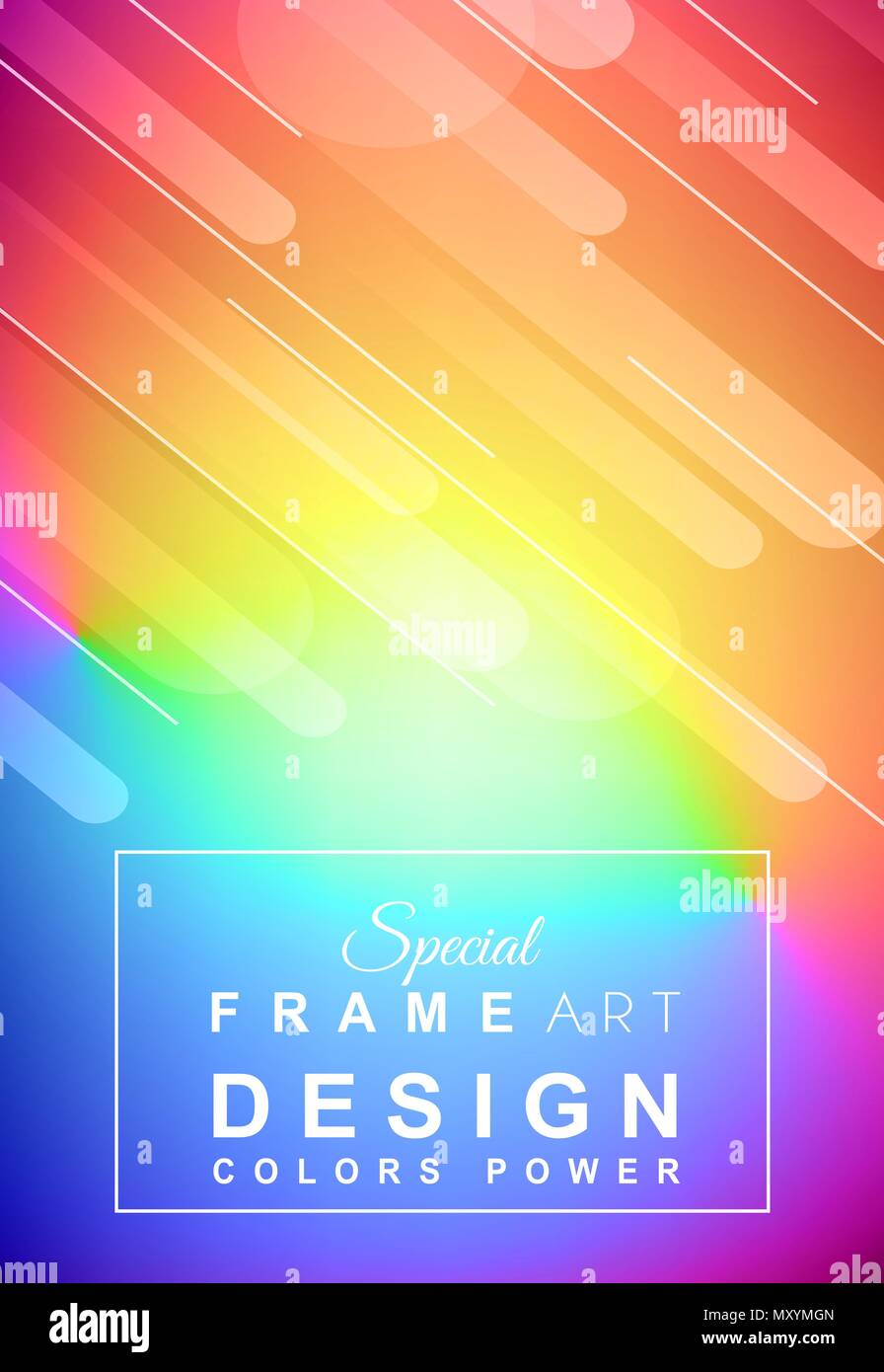 Abstract Geometric colorful background with high saturated gradients ...