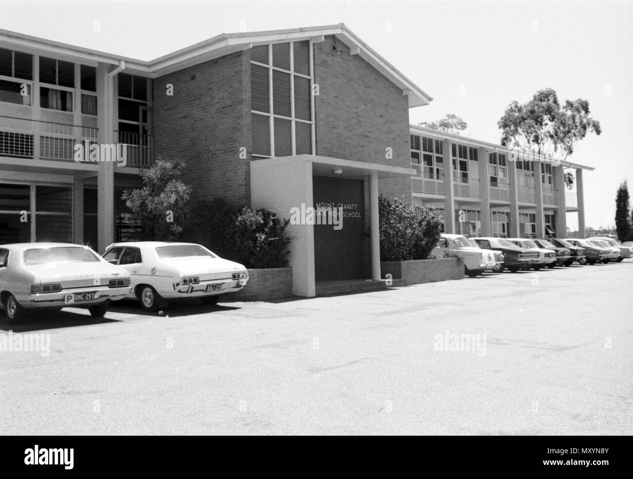 Mount Gravatt State High School, c 1976. Mount Gravatt State High