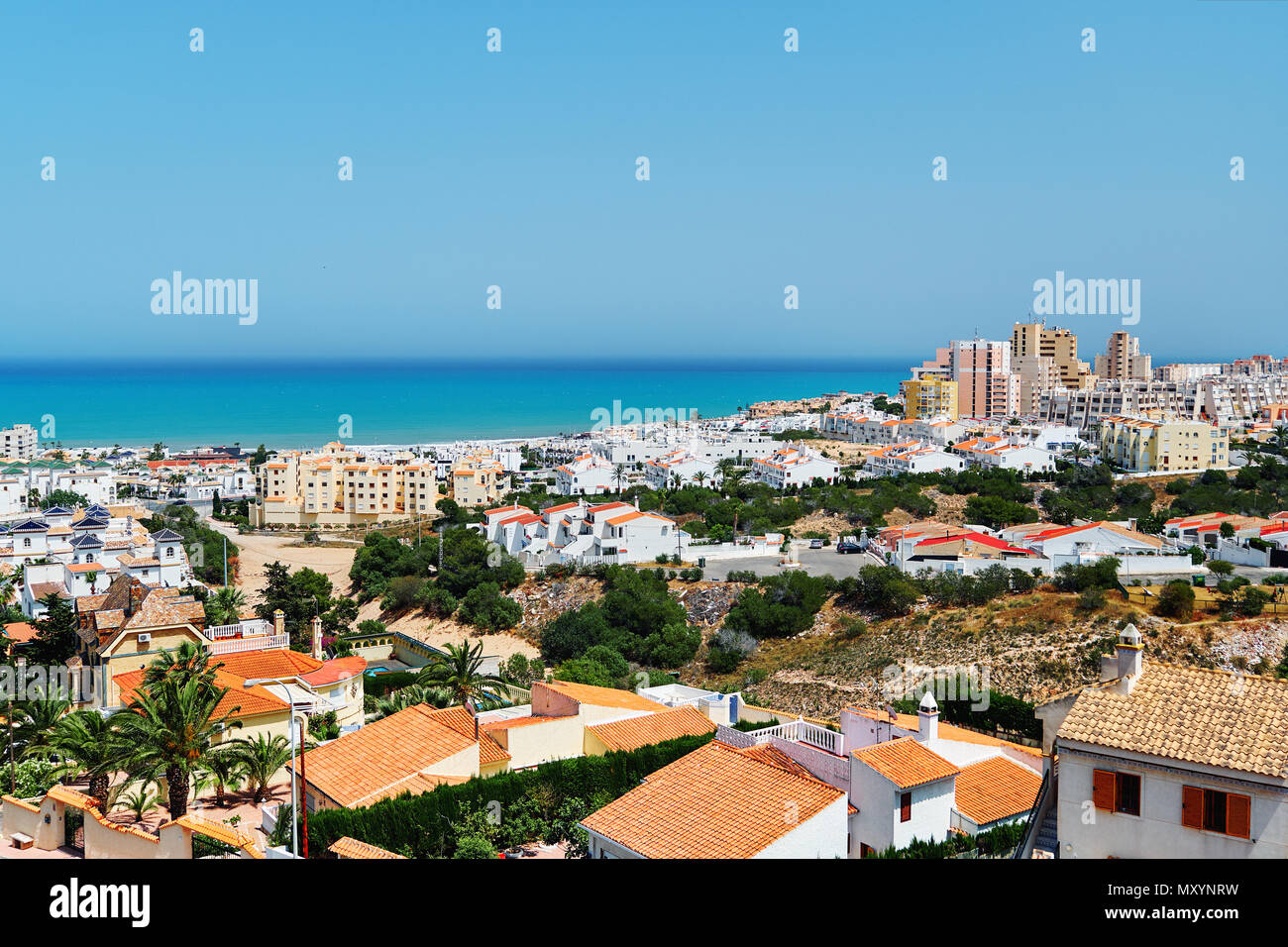 La Mata townscape. La Mata is a small town located 5 km northeast of  Torrevieja along the Costa Blanca, Province of Alicante. Spain Stock Photo  - Alamy