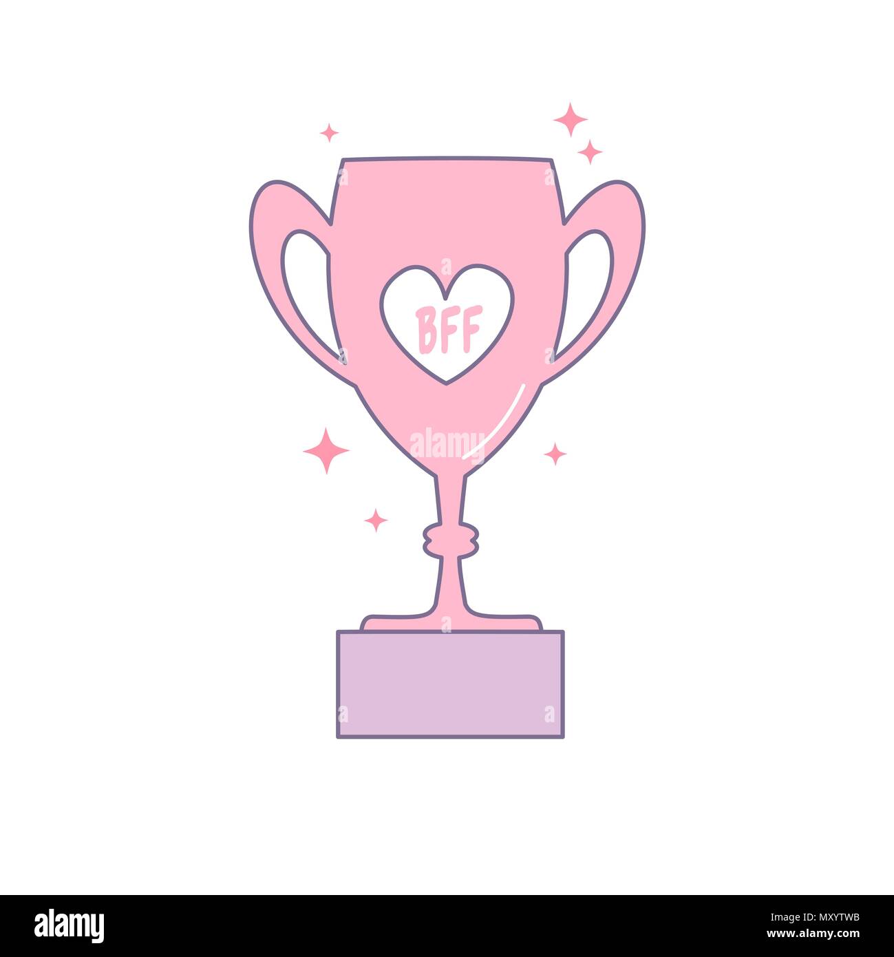 bff best friend forever trophy cartoon vector isolated on white background Stock Vector Image & Art - Alamy bff best friend forever trophy cartoon vector isolated on white background Stock Vector Image & Art - Alamy