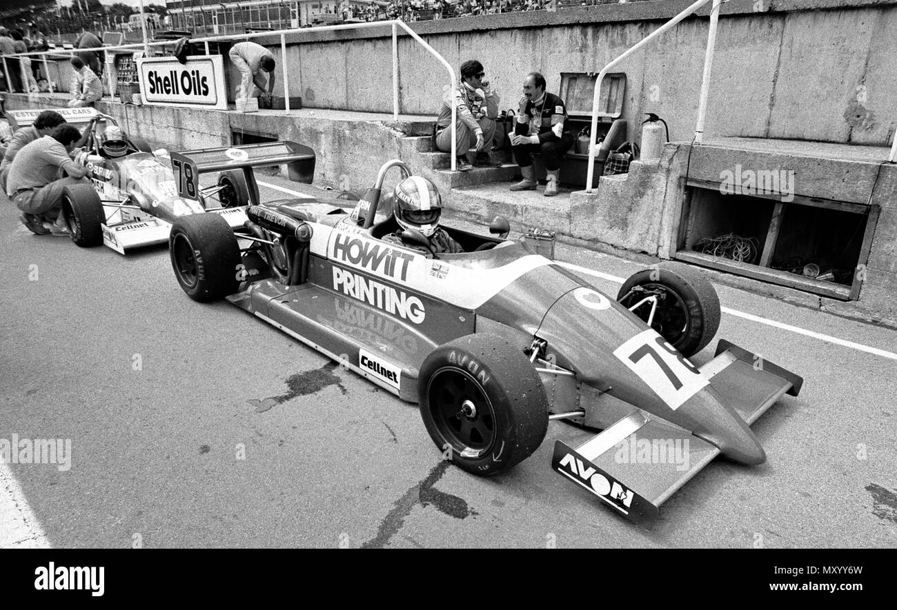 Robin Brundle Brands Hatch F3 1986 Stock Photo
