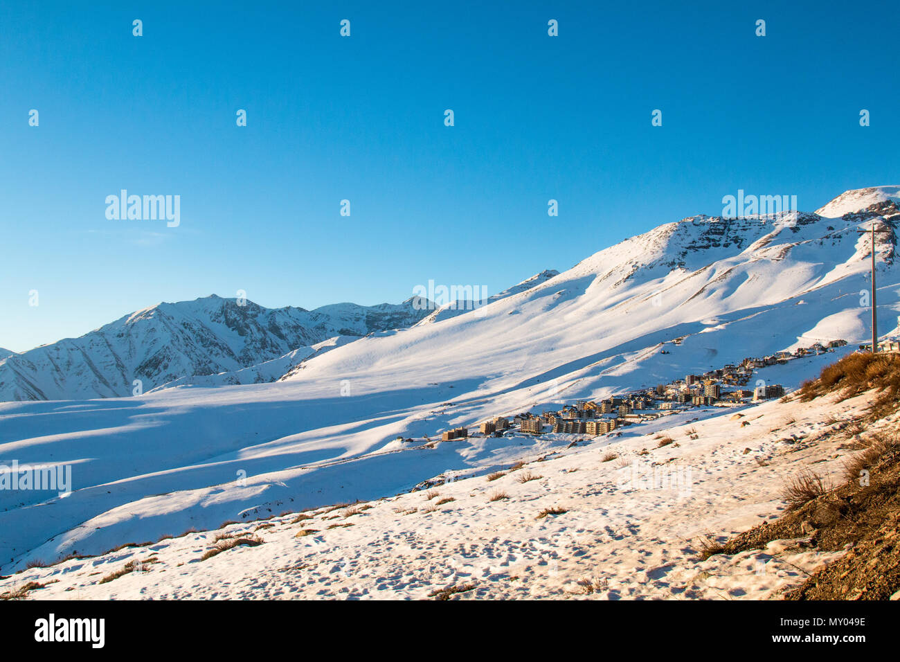 Panoramic andes snow peak range hi-res stock photography and images - Alamy