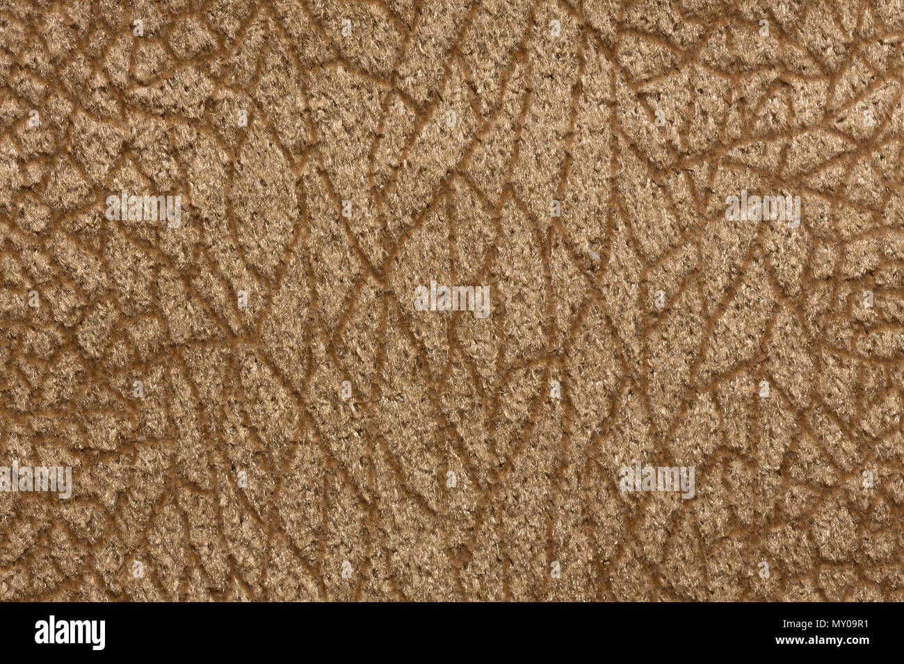 Extravagant light brown textile background. Stock Photo