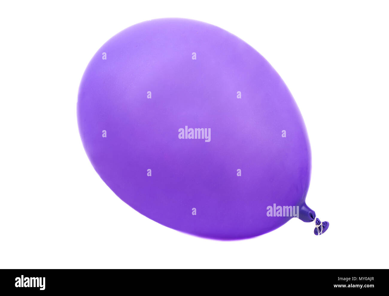 Beautiful purple balloon isolated on white background Stock Photo Alamy