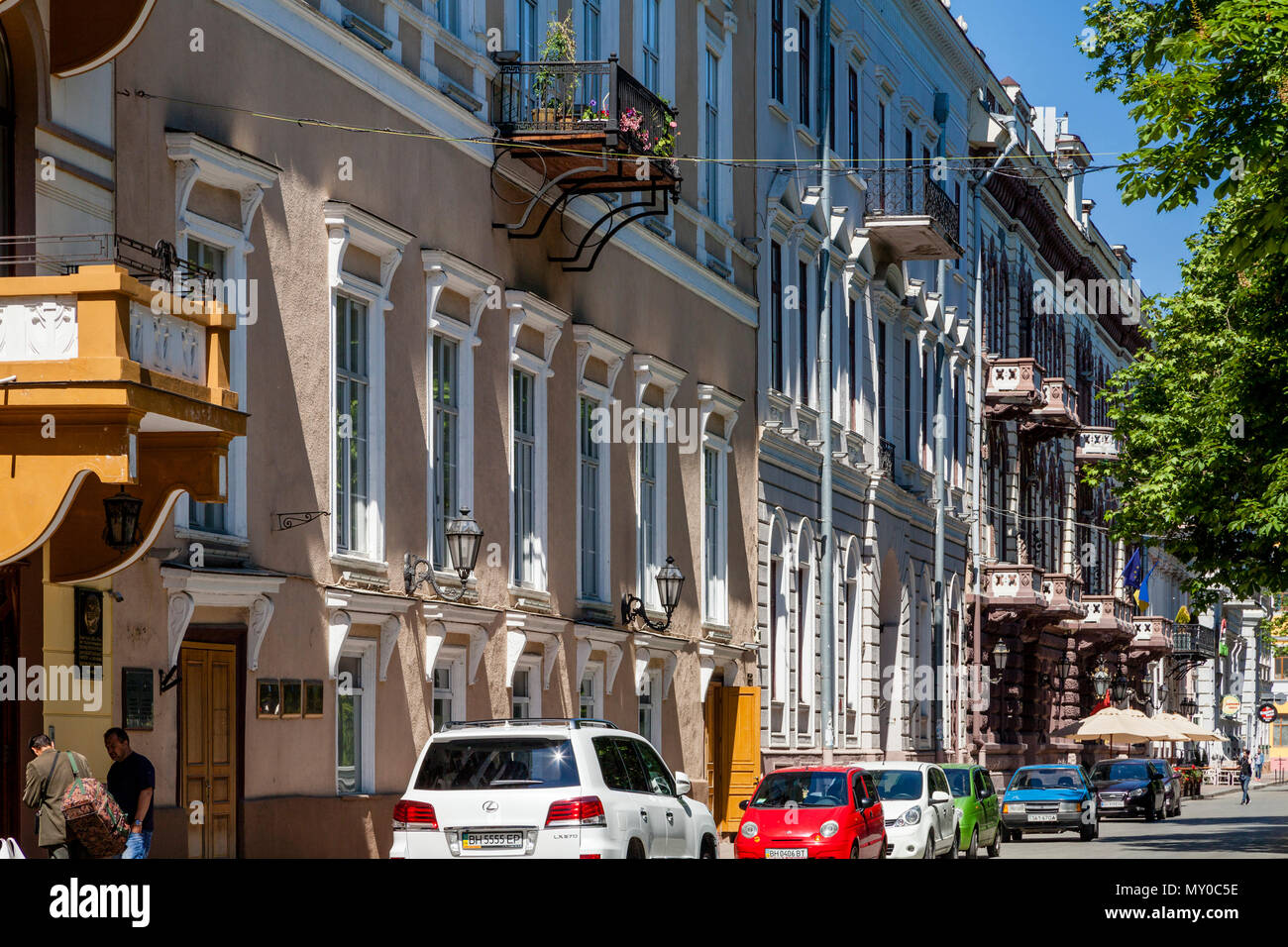 Primorskiy Boulevard, Odessa, Ukraine Stock Photo