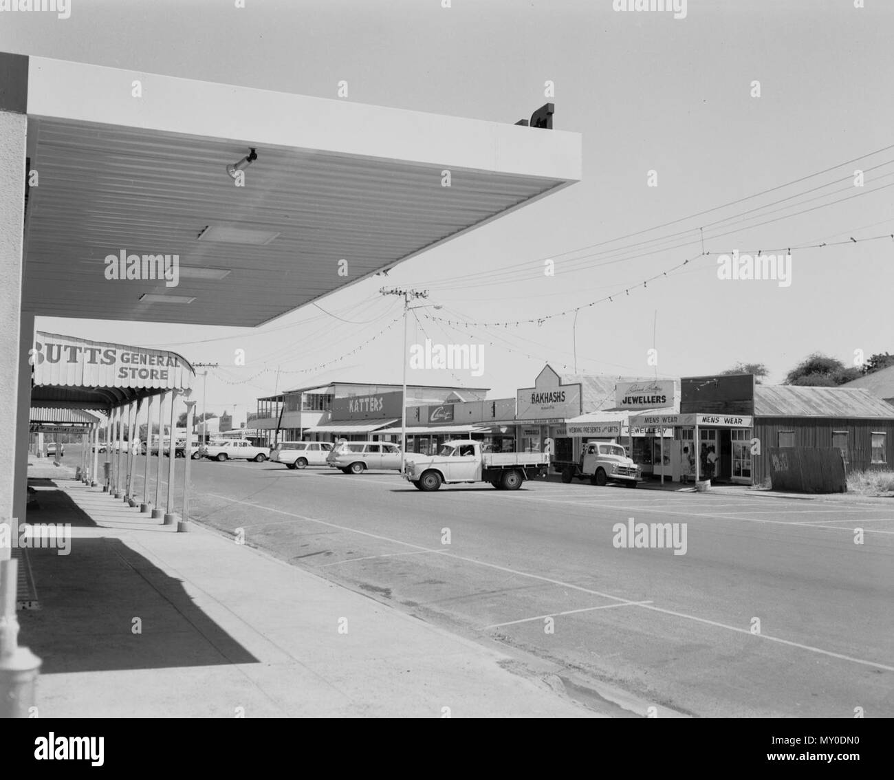 Ramsay Street, Cloncurry, February 1966. Ramsay Street is named after J