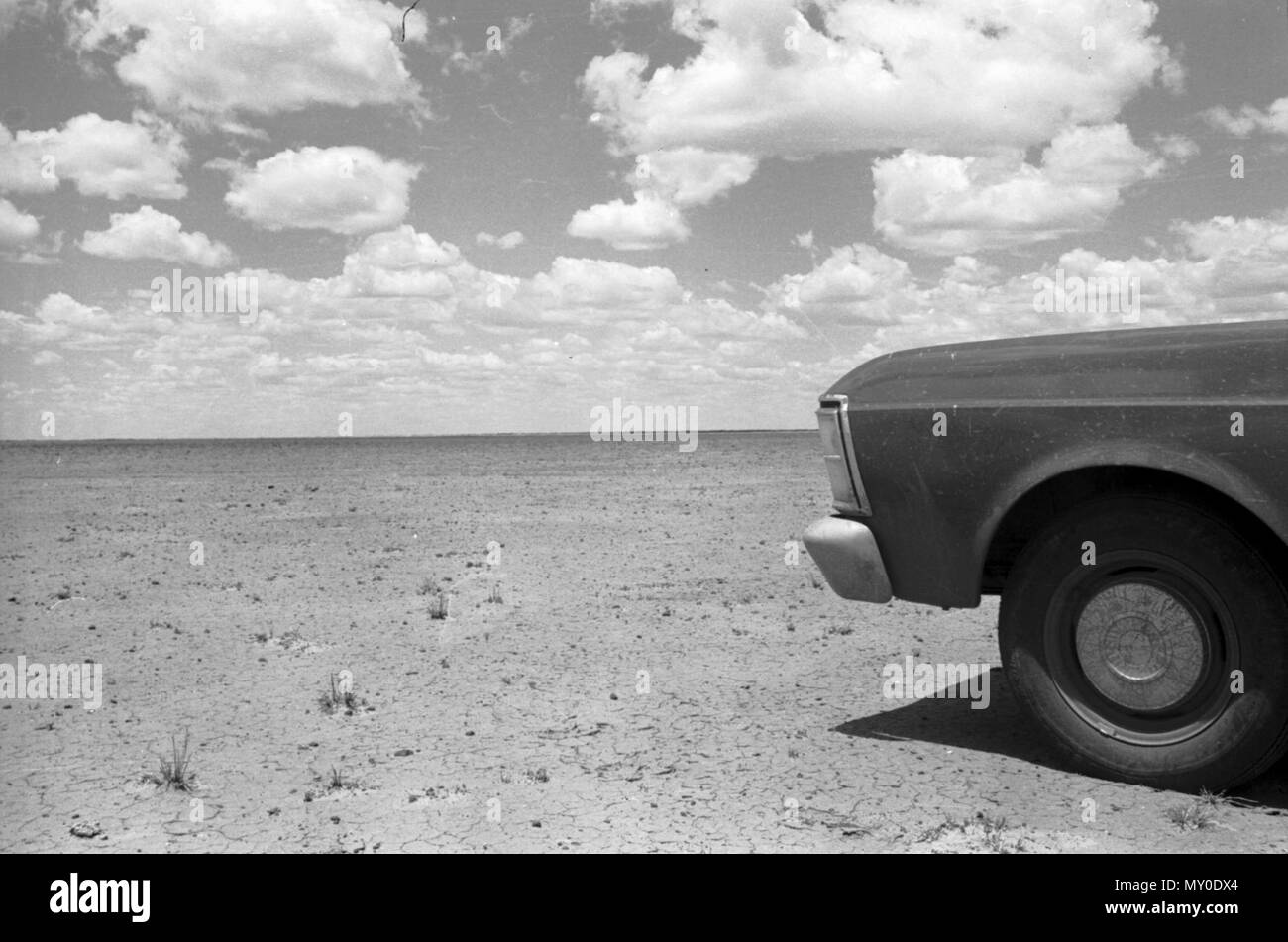 Roseneath, Longreach, c 1974. Roseneath is approximately 80km south west of Longreach along the Thomson River. Stock Photo