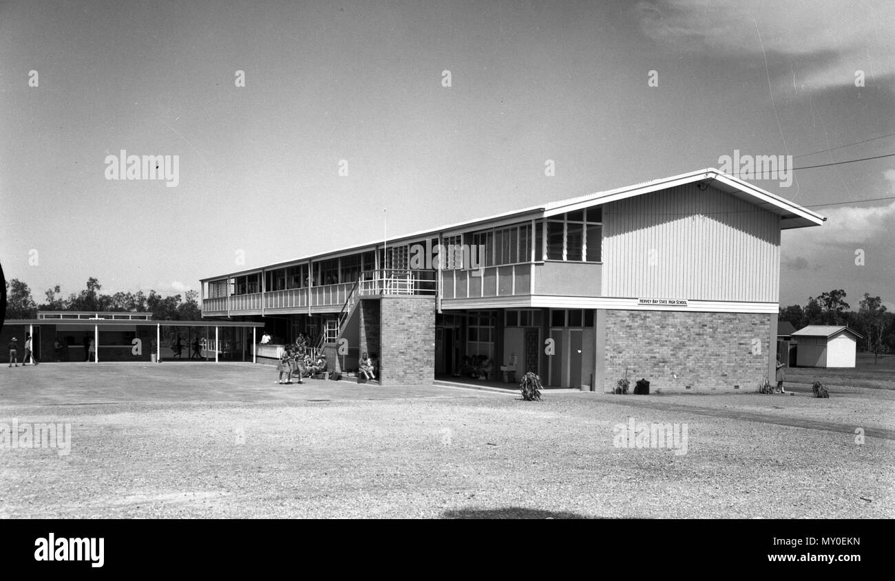 State High School, Hervey Bay, c 1965. Hervey Bay State High School