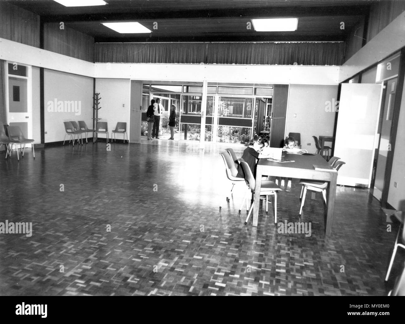 State Migration Office, Yungaba, Kangaroo Point, August 1971. From the Queensland Heritage Registerid=600245 ) .  Yungaba is a two-storey brick institutional building designed as an immigrant depot in 1885 by John James Clark, colonial architect for Queensland. Following his dismissal shortly after, the plan was developed by Edward Henry Alder and Robert Henry Mills. Constructed by William Peter Clark, the building is described as being of Italianate/Queensland/ Institutional style.  Following the subdivision of Kangaroo Point in 1843-44, lots 21 and 22 were purchased by Judah and Isaac Solomo Stock Photo