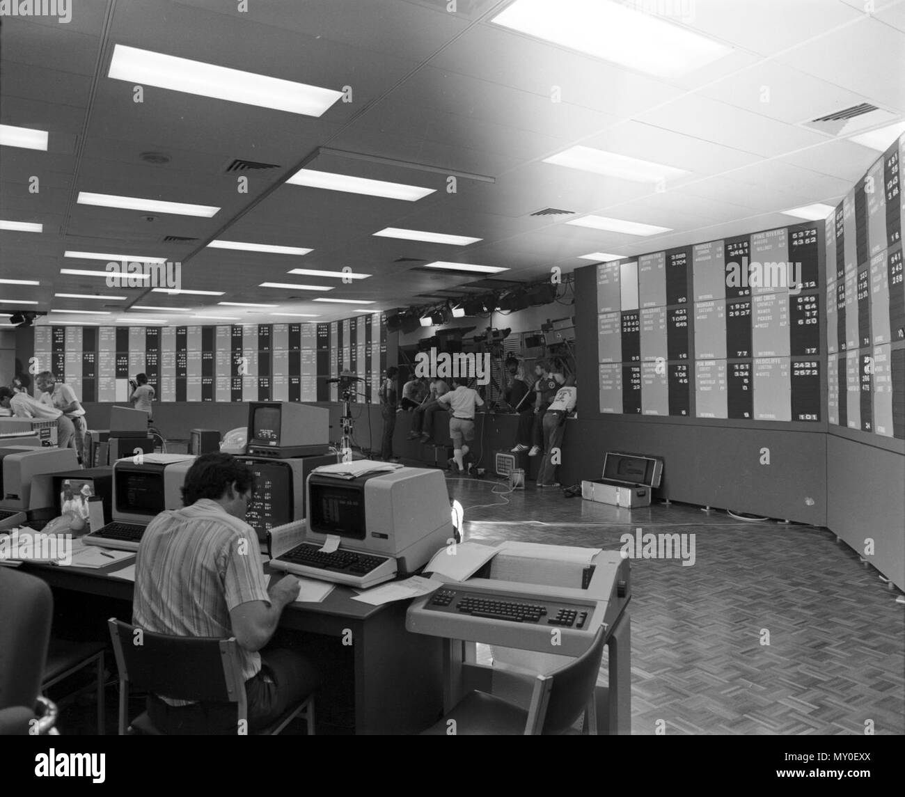1980 computer room hi-res stock photography and images - Alamy