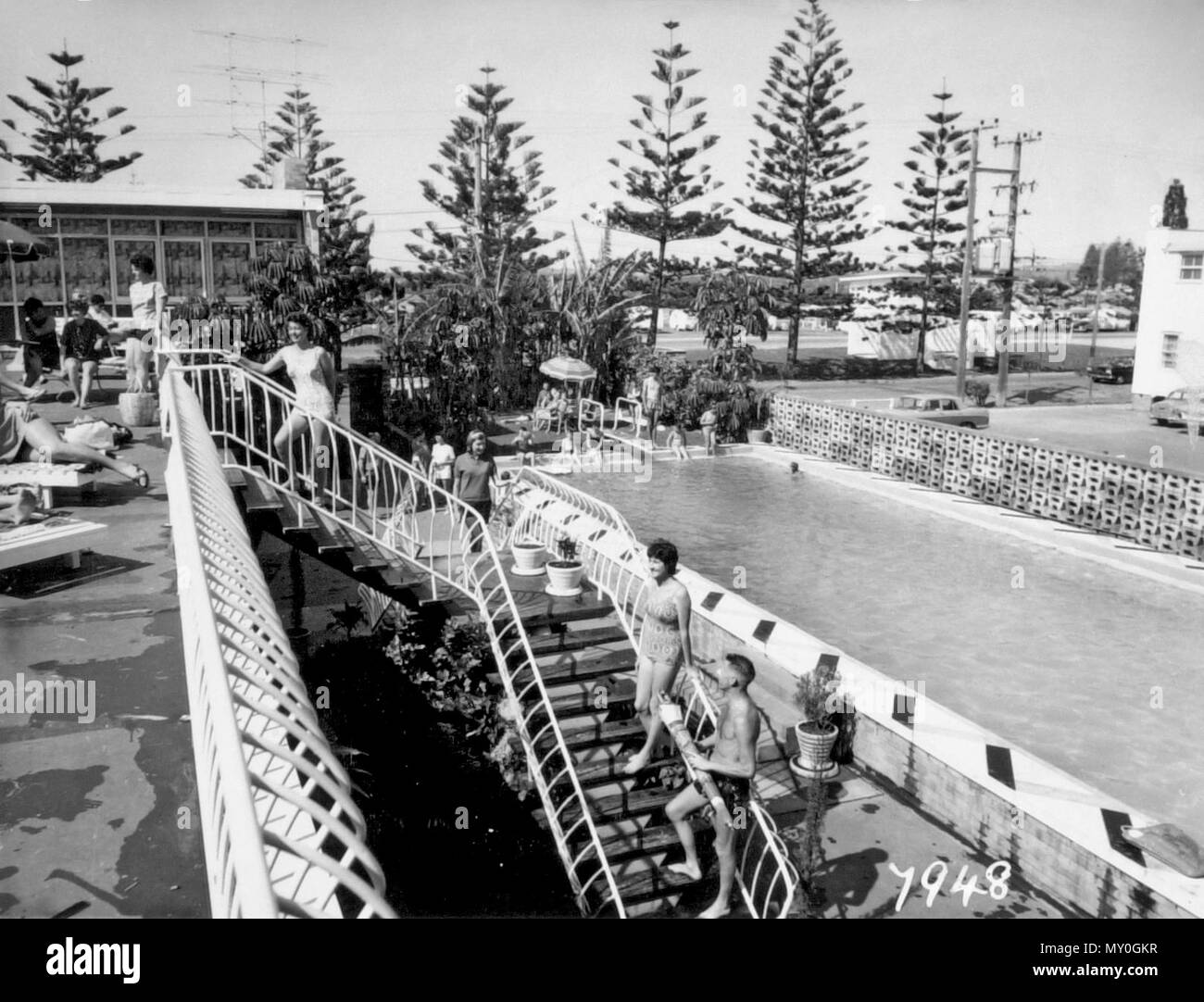 77 Sunset Strip, Coolangatta, 1 September 1963. Stock Photo