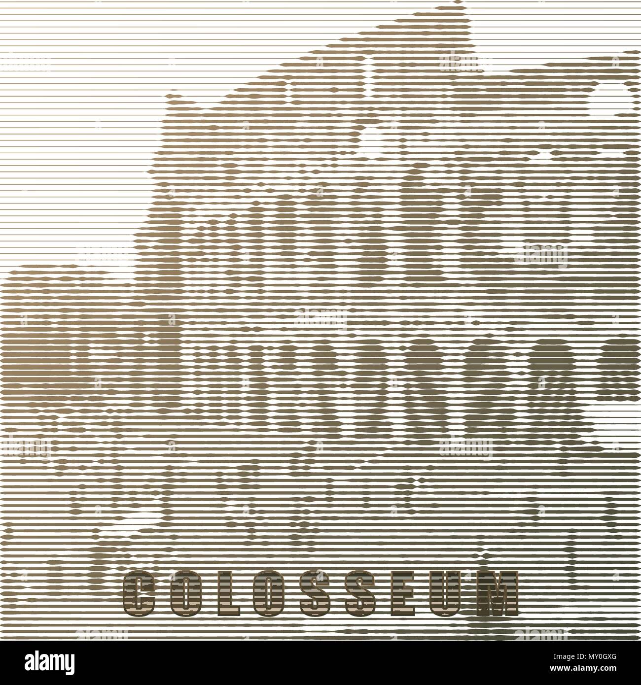 Vector stylized Coliseum poster Stock Vector Image & Art - Alamy