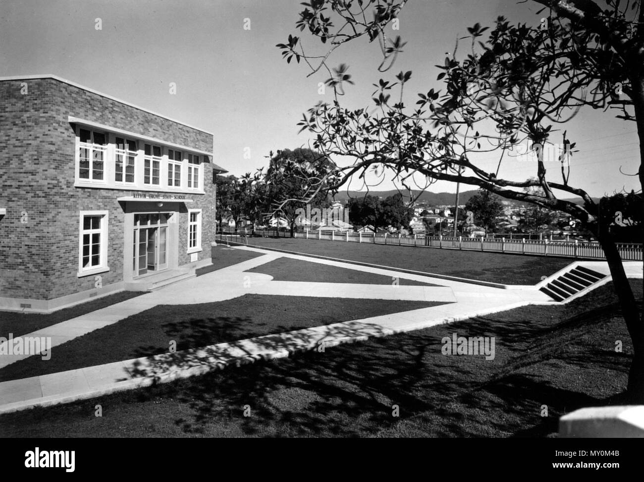 Layout of front portion, Kelvin Grove State School, August 1950. Kelvin