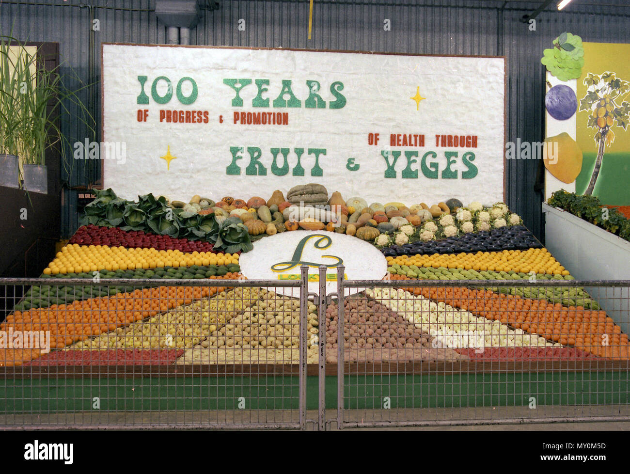 Lockyer fruit and vegetable display, RNA Exhibition, Brisbane, August