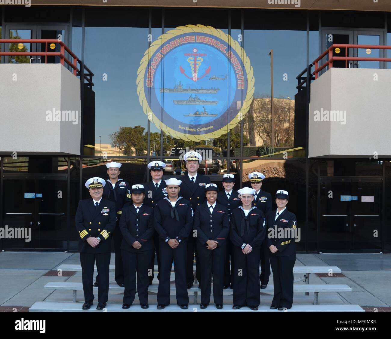 SAN DIEGO (Feb. 17, 2017) Leaders, instructors and students with the