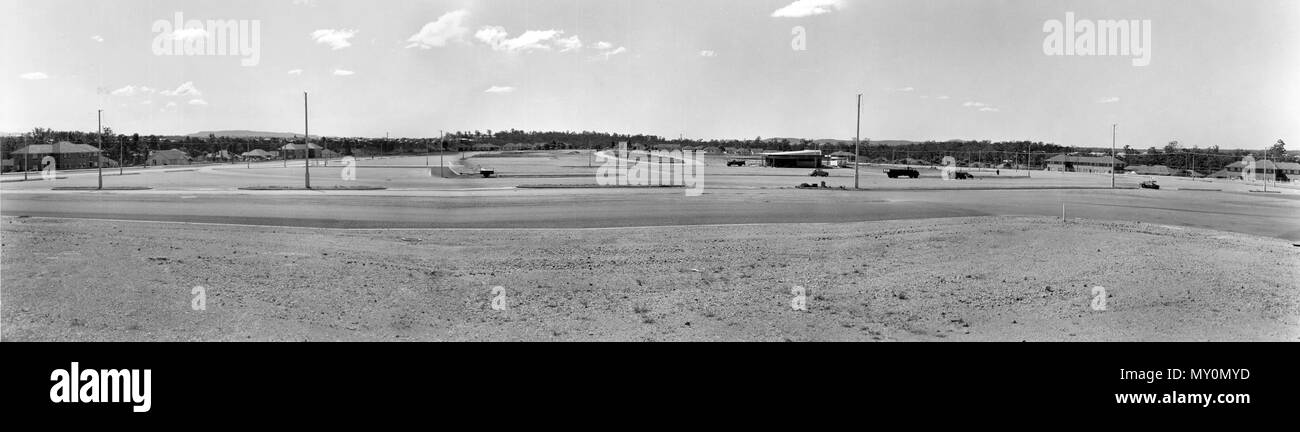 Panorama of completed residences at Inala, August 1962. The tiny 
