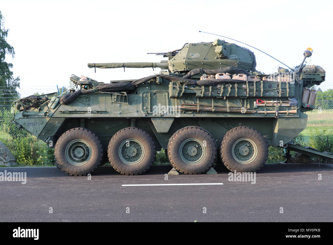 The Stryker Infantry Carrier Vehicle Dragoon (ICVD) with a new 30mm