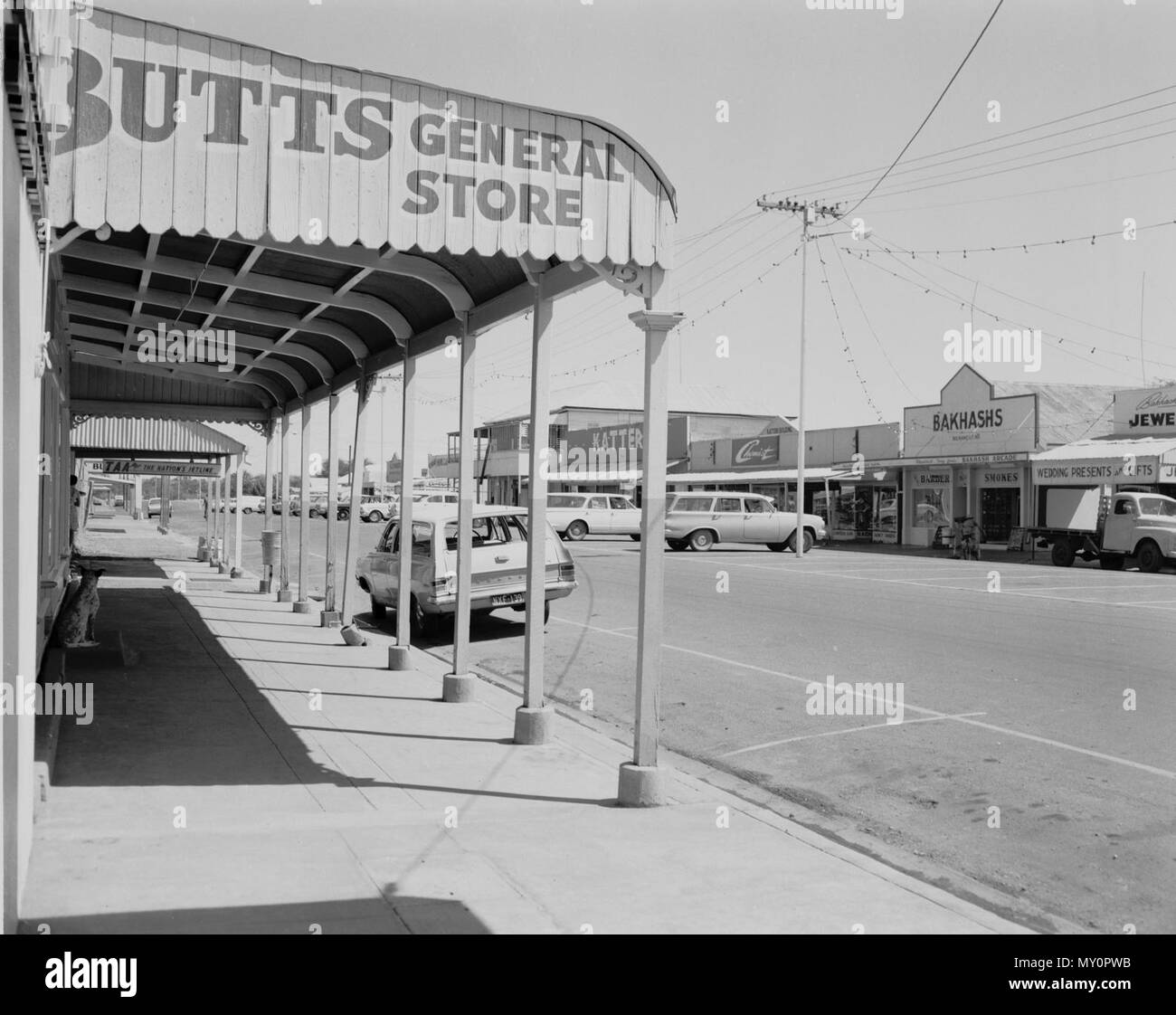 Ramsay Street, Cloncurry, February 1966. Ramsay Street is named after J