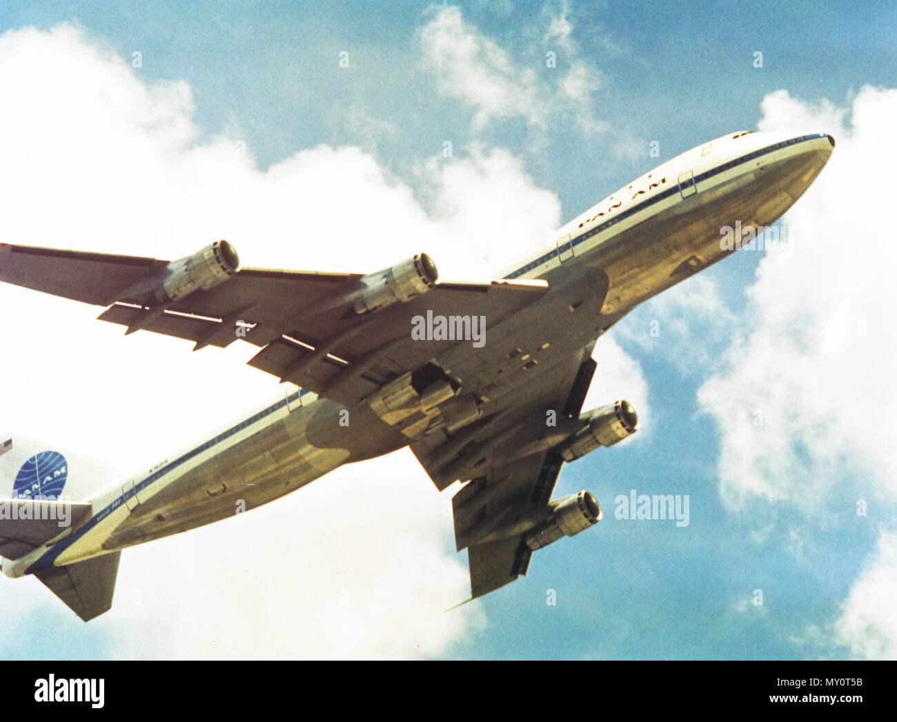 January 31, 1974 Pan Am 747 airplane Stock Photo - Alamy