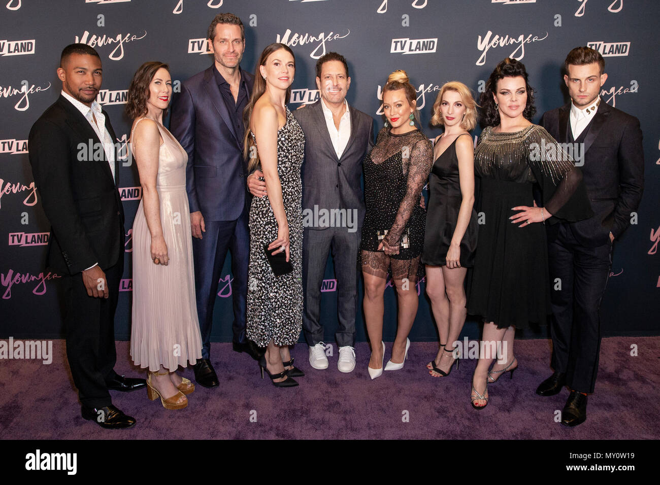 New York, USA June 4, 2018 Charles Michael Davis, Miriam Shor, Peter