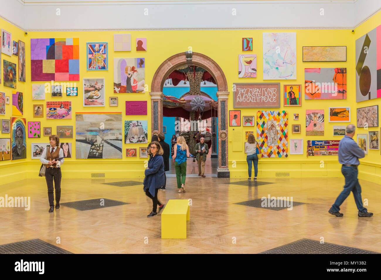 London, UK. 5th Jun, 2018. Royal Academy celebrates its 250th Summer Exhibition, and to mark this momentous occasion, the exhibition is co-ordinated by Grayson Perry RA. Credit: Guy Bell/Alamy Live News Stock Photo