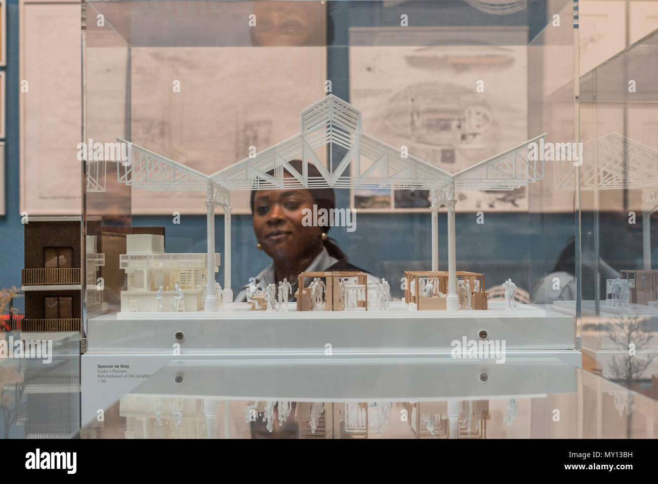 London, UK. 5th Jun, 2018. Architectural models - Royal Academy celebrates its 250th Summer Exhibition, and to mark this momentous occasion, the exhibition is co-ordinated by Grayson Perry RA. Credit: Guy Bell/Alamy Live News Stock Photo