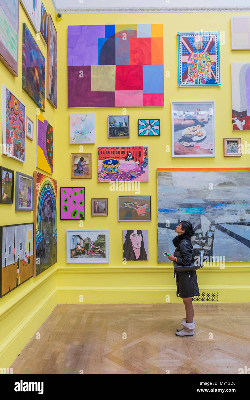 London, UK. 5th Jun, 2018. Royal Academy celebrates its 250th Summer Exhibition, and to mark this momentous occasion, the exhibition is co-ordinated by Grayson Perry RA. Credit: Guy Bell/Alamy Live News Stock Photo
