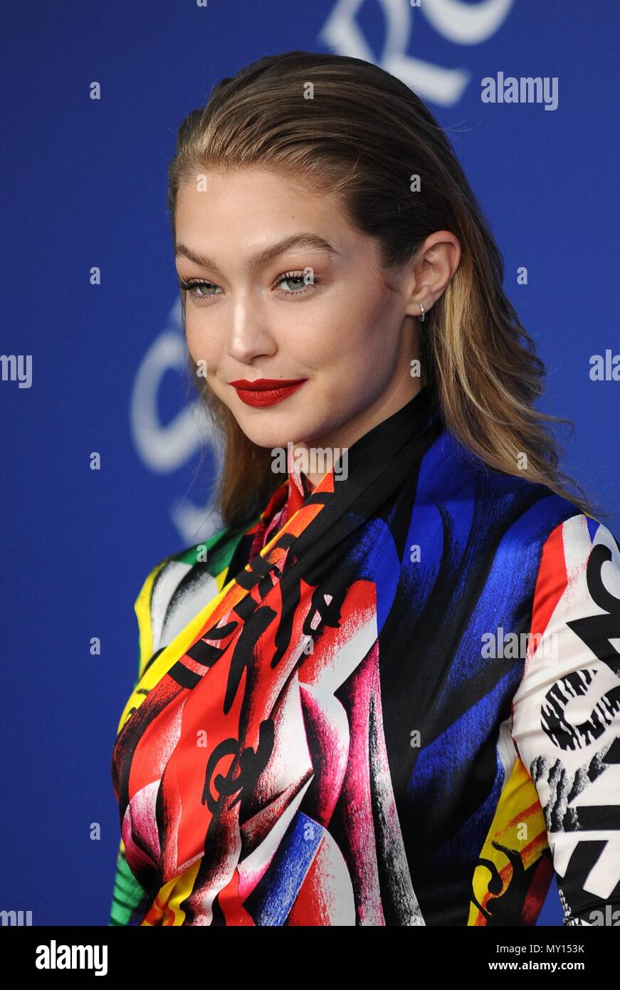 Gigi Hadid attending the CFDA Fashion Awards 2018 at the Brooklyn Museum on  June 4, 2018 in New York City Stock Photo - Alamy