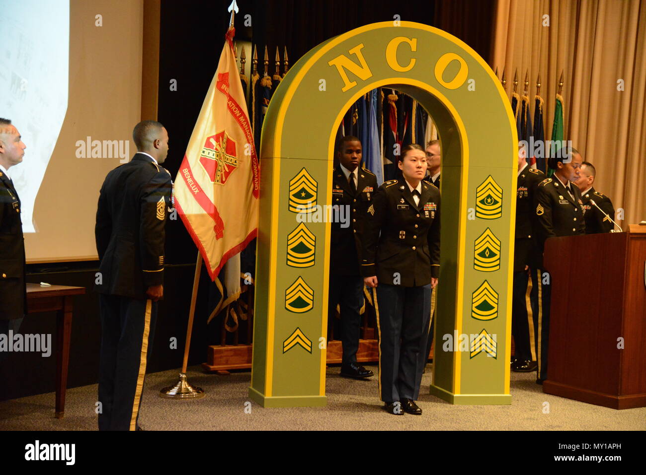 Nco Building Eighteen, U.S. Army, enlisted Soldiers with U.S. Army Garrison Benelux ...