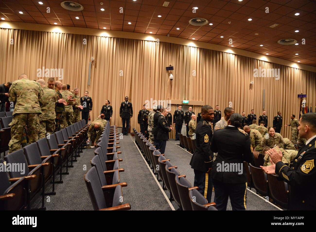 Eighteen Soldiers from U.S. Army Garrison Benelux were congratulated by ...