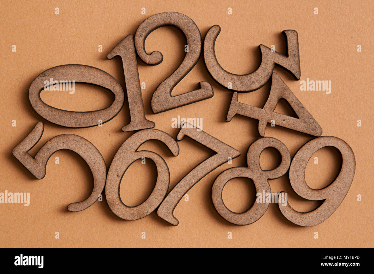 numbers-zero-to-nine-on-b-stock-photo-alamy