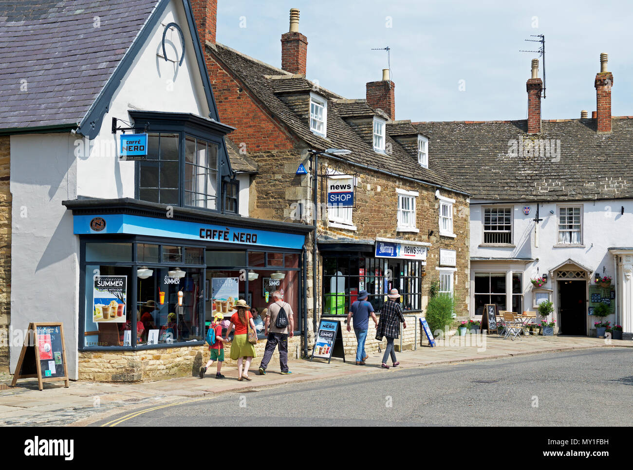 Caffe Nero, Oakham, Rutland, England UK Stock Photo