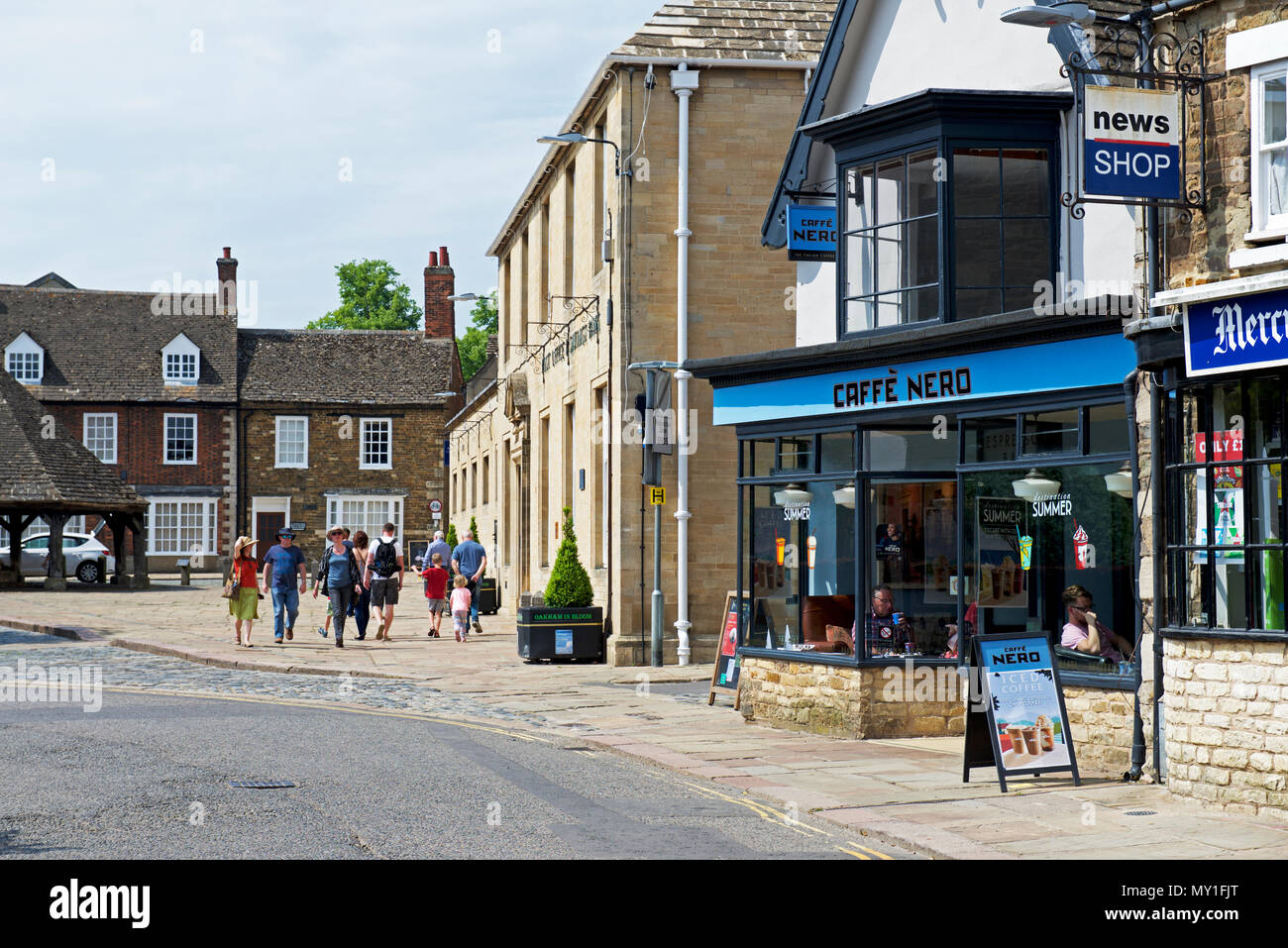 Caffe Nero, Oakham, Rutland, England UK Stock Photo