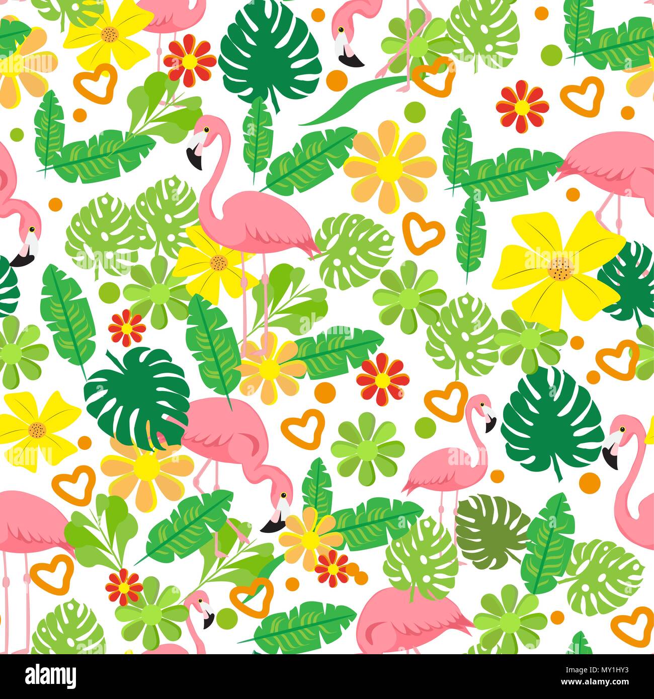 Seamless summer tropical pattern with flamingo, exotic flowers, leaves vector background. Good for wallpapers, web page backgrounds, surface textures, textile Stock Vector Image & Art - Alamy Seamless summer tropical pattern with flamingo, exotic flowers, leaves vector background. Good for wallpapers, web page backgrounds, surface textures, textile Stock Vector Image & Art - Alamy